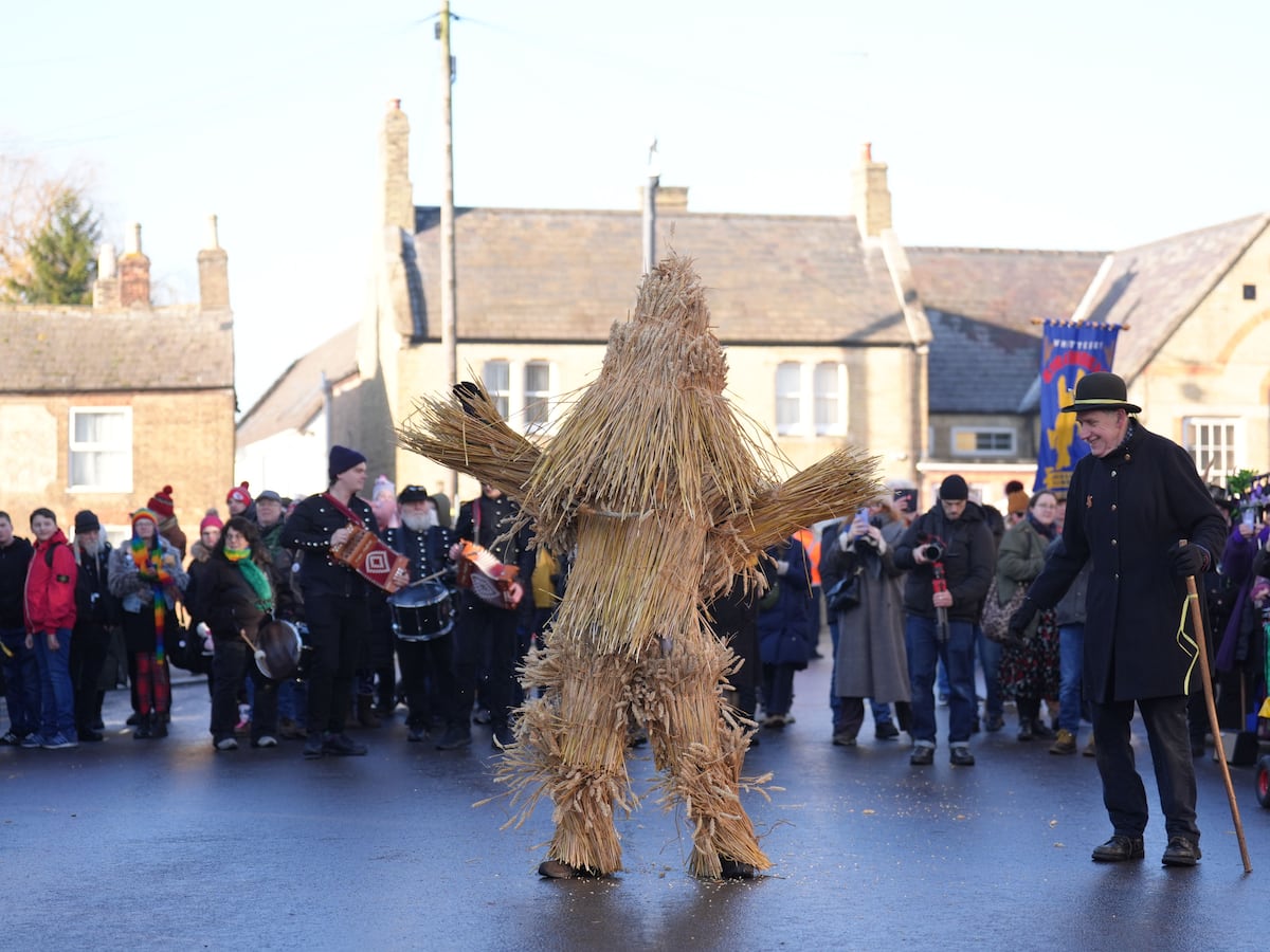 Straw Bear Festival returns in colourful fashion to streets of Whittlesea