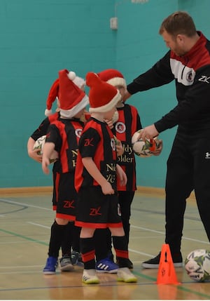 Spartans U7's in their new kit