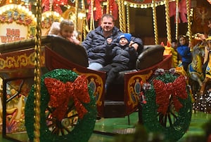 Opening night of the Birmingham Christmas Market.