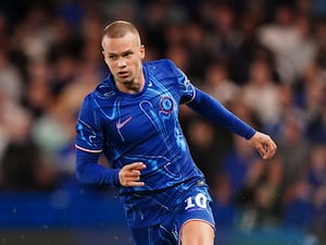 Mykhailo Mudryk pictured in action for Chelsea against Servette in the Conference League