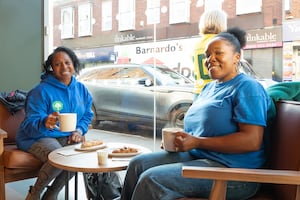 The coffee shop welcomed its first customers through the doors on Thursday. Photo: Starbucks