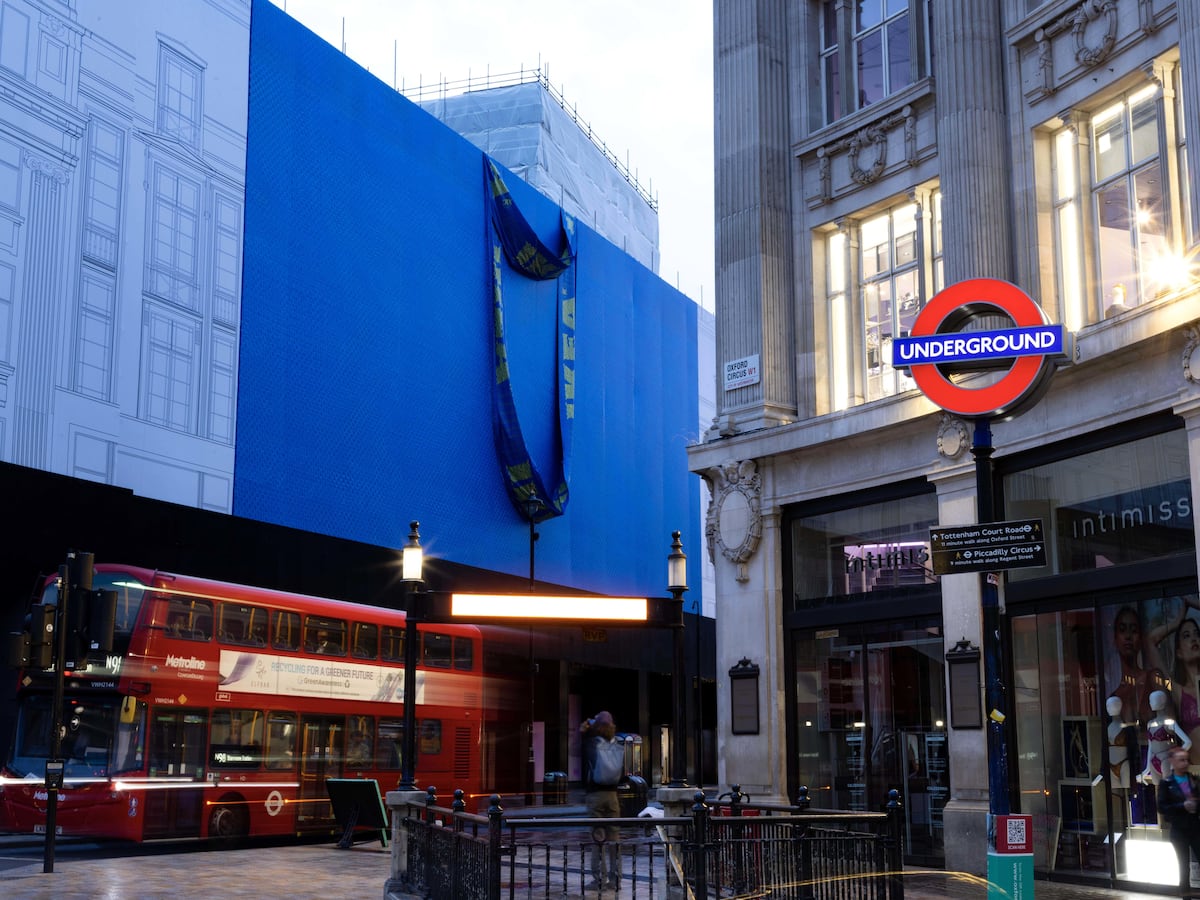 Ikea opens pop-up dedicated to blue carrier bag on London’s Oxford Street