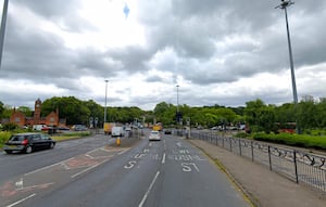 The intersection where organized begging takes place, according to the leader of Walsall Council