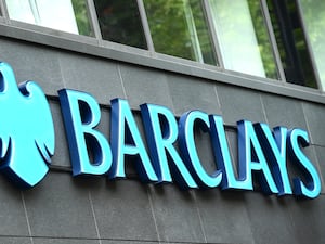 A Barclays sign outside a branch