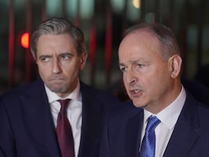 Simon Harris and Micheal Martin