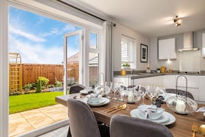 The Fallows - The dining area at a show home in Staffordshire