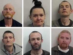 Mugshots of Glasgow sex gang members