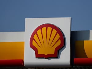 The Shell logo at a petrol station