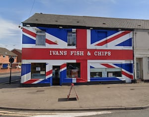 The brightly coloured Ivan's Fish and Chip shop received an accolade for the Best in the Midlands category