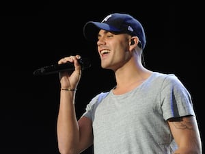 Max George of The Wanted. (Joe Giddens/PA)