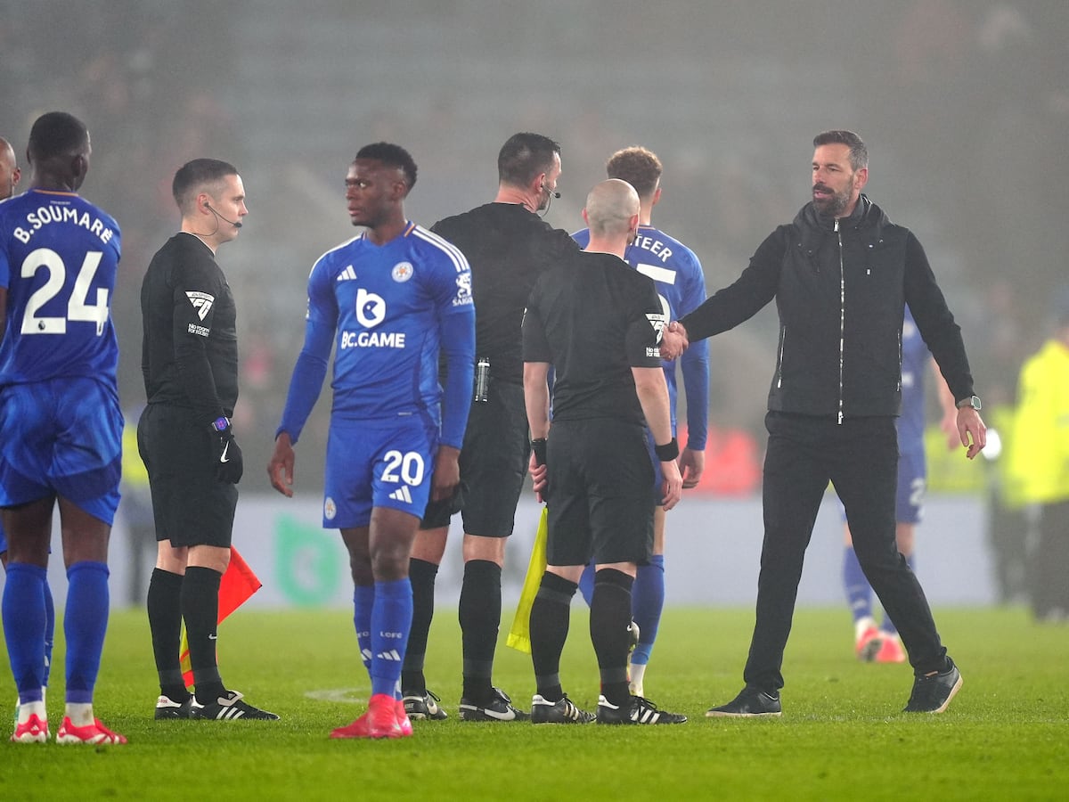 Ruud van Nistelrooy at his ‘lowest moment’ since taking charge of Leicester