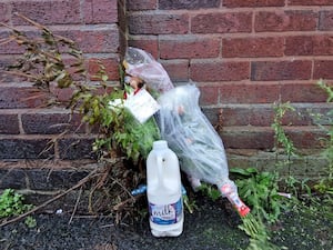 A message left at the scene reads 'God bless you, little one.'