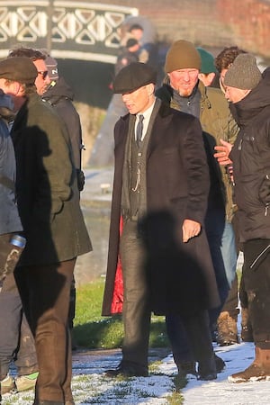 Cillian Murphy has once again taken up his role as Tommy Shelby for the new film. Photo: Joseph Walshe / SWNS