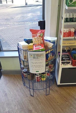 Specsavers in Brownhills are collecting food donations for The Lamp Foodbank 