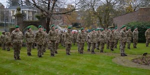 OSH CCF contingent with their new Intelligent Corp berets