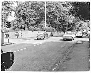 Penn Road crossroads in the early 1970s