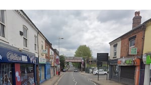 Witton Road near the junction with Manor Road, where Sam was hit