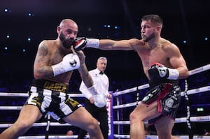 Conah Walker beats Lewis Ritson (Picture by Mark Robinson and Matthew Pover/Matchroom Boxing)