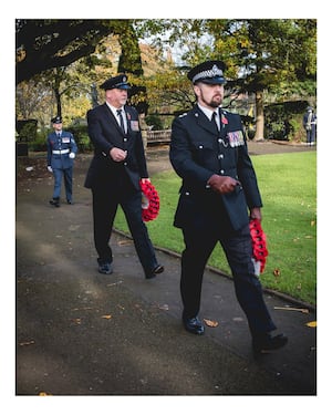 Hundreds gathered to pay their respects (picture Kirstie Hurst Knight)