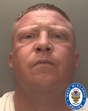 Gary Tolley is wanted. Photo: West Midlands Police