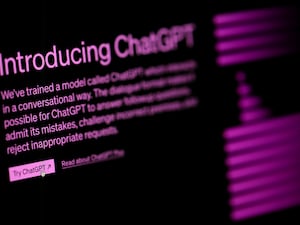 A general view of Chat GPT website