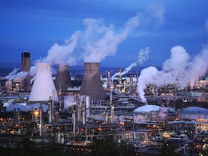 Grangemouth petrochemical plant in Scotland