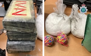 The police recovered a huge quantity of class A drugs