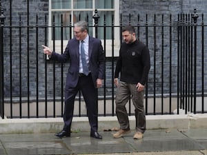 Sir Keir Starmer and Volodymyr Zelensky in Downing Street