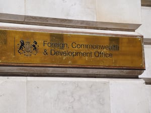 A Foreign, Commonwealth and Development Office sign