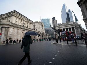 The Bank of England building in London