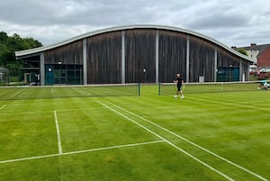 The grass courts at Wolverhampton Lawn Tennis and Squash Club which are due to be replaced by new padel courts. Pic: WLTSC. Permission for reuse for all LDRS partners.