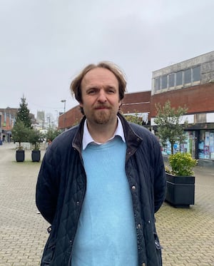 Erdington councillor Robert Alden in the high street. Credit: Alexander Brock. Permission for use for all LDRS partners.