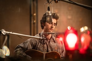 A Complete Unknown: Timothee Chalamet as Bob Dylan

