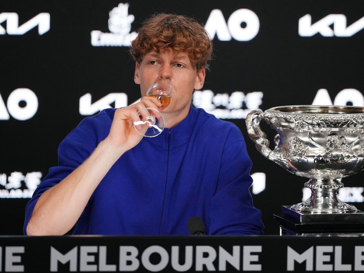 Jannik Sinner not thinking about doping case as he toasts Australian Open win