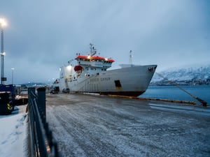 The Norwegian-owned ship Silver Dania has been brought into the port of Tromso, Norway, for investigation