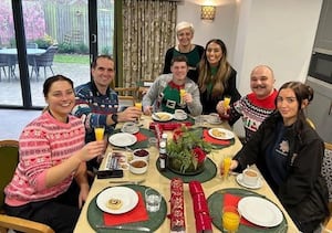 Festive celebrations have been taking place at care homes