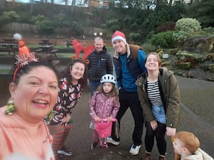 Nicola James visited the parkrun event with her family and friends