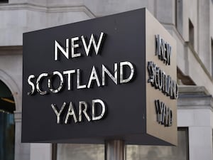 The sign outside New Scotland Yard