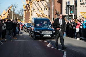 The funeral of Sir Jack Hayward as Wolves fans lines the streets to pay their respects