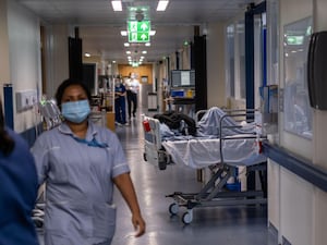 Staff on a hospital ward