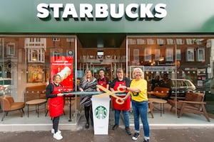 The coffee shop was officially declared open on Thursday. Photo: Starbucks