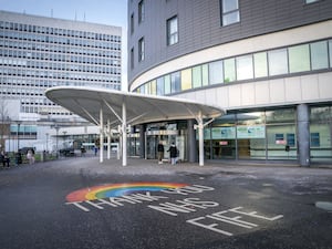 Exterior view of Victoria Hospital in Kirkcaldy