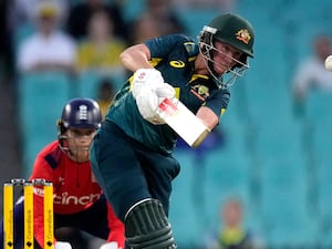 Australia’s Beth Mooney bats against England during their Women’s Ashes T20 cricket match in Sydney