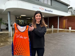 Elinor Eustace, CEO of St Giles Hospice is preparing to run the London Marathon this Spring