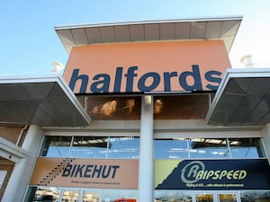 A Halffords store front