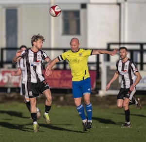 Eyes wide shut for Jack Burgess. Pic: Jim Wall