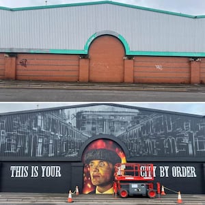 Mr Murals shared this before and after - what do you think? | Mr Murals