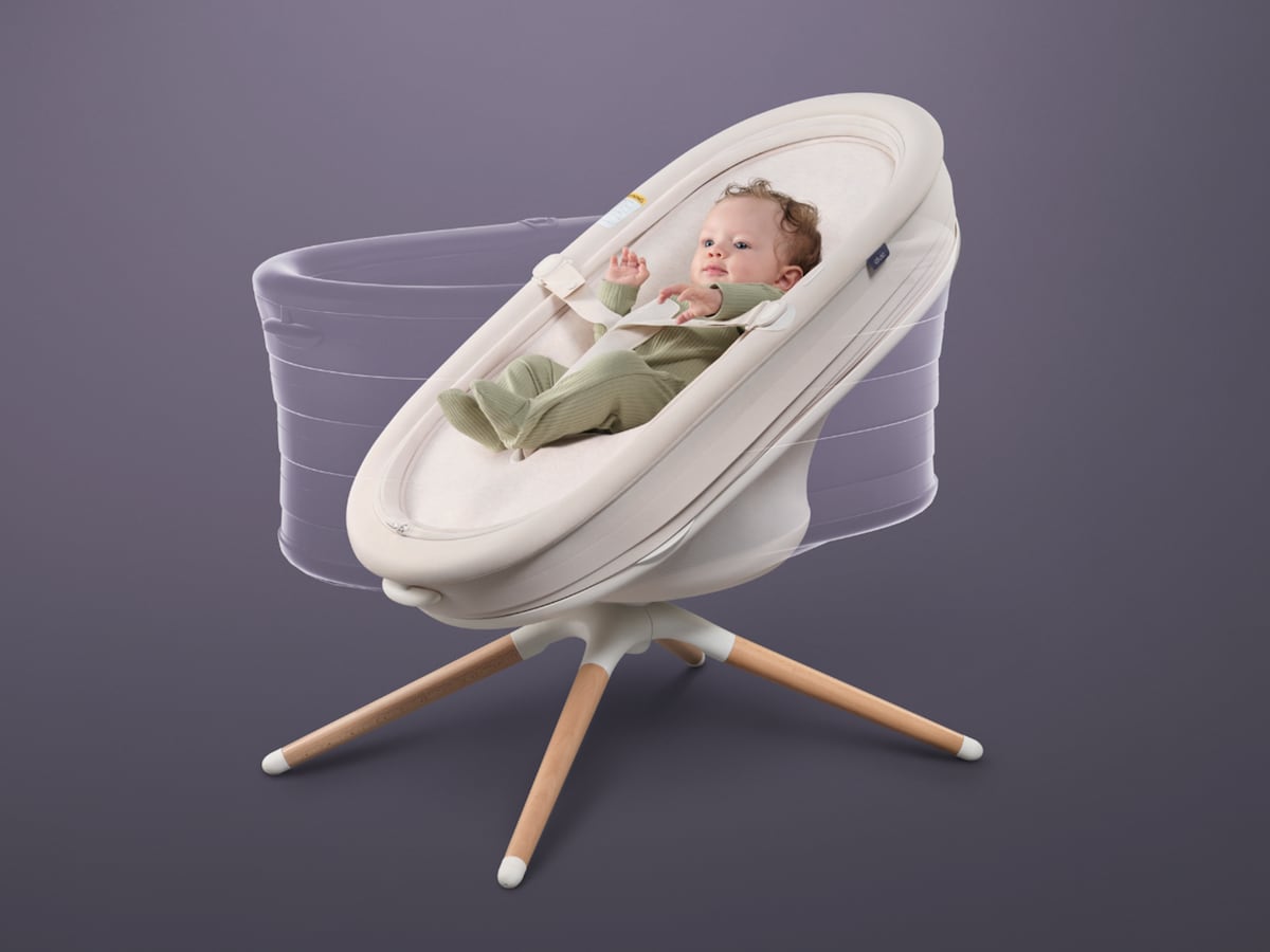 British tech firm Elvie unveils smart baby bouncer