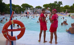              Caron Malcolm  -     Working at the Pool, Playing at the Pool                  