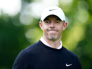 Rory McIlroy smiles